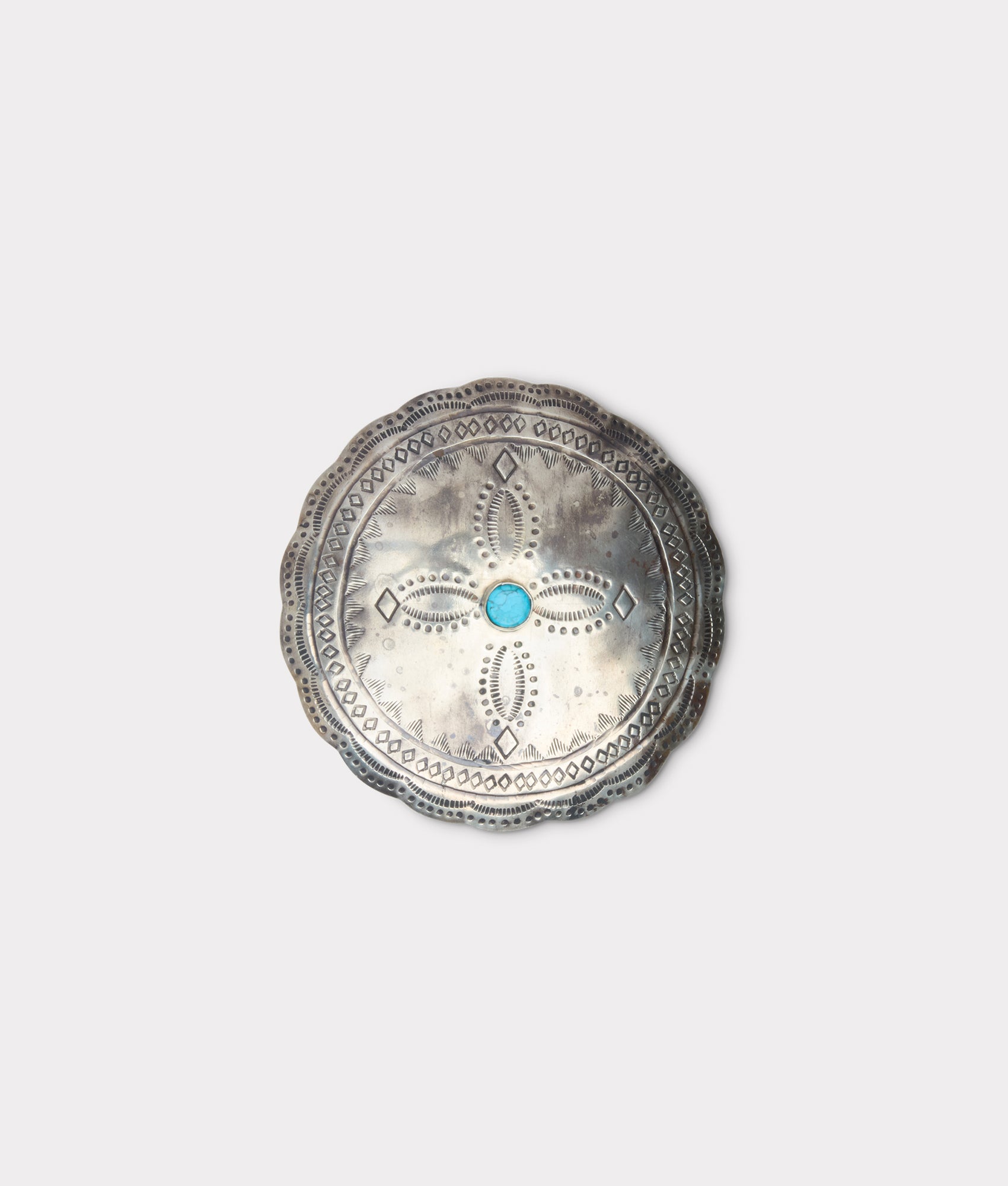 Southwestern Round Box :: Silver - Image 5