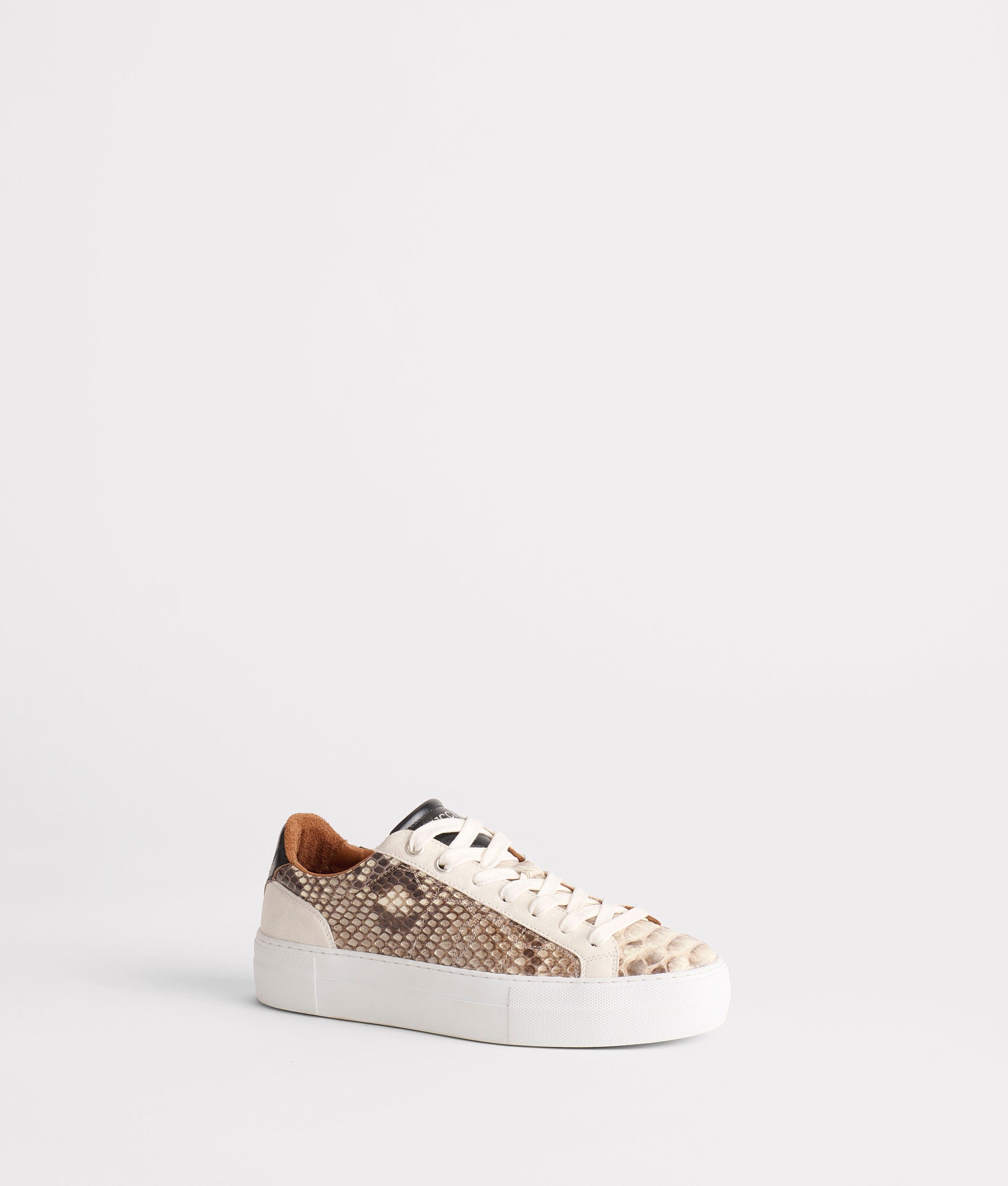 Mosaico Lace Up Sneaker :: White - Image 5