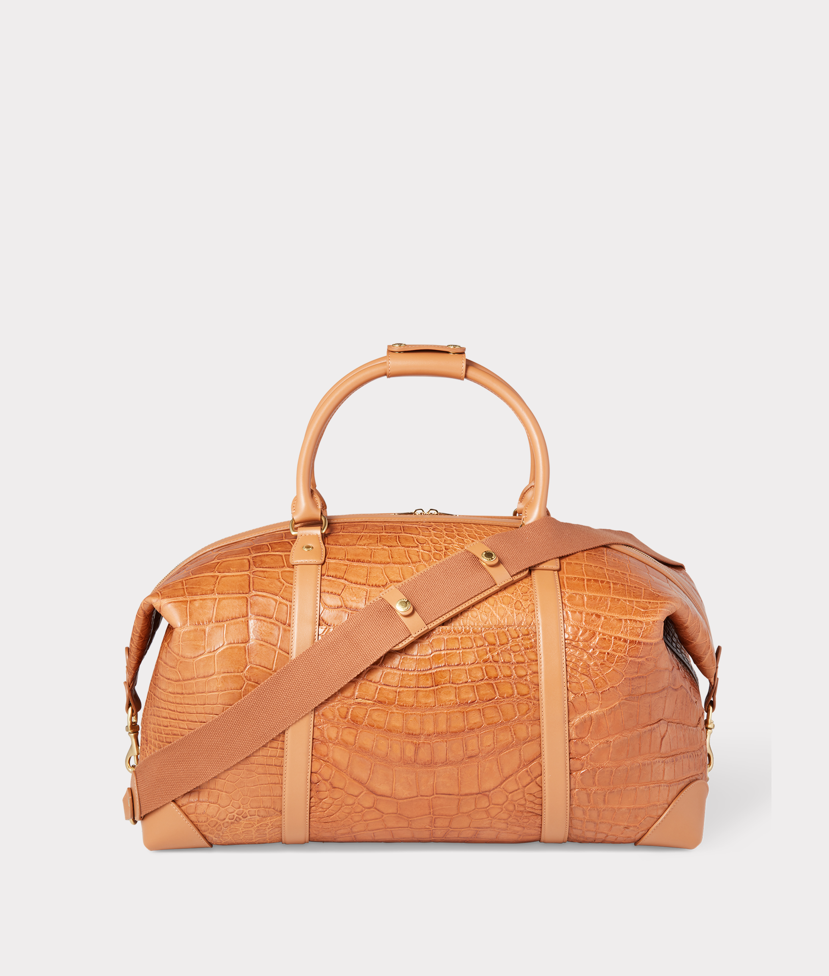 Giant Gator Duffle - Large :: Cognac/Kanga Tobac - Image 2