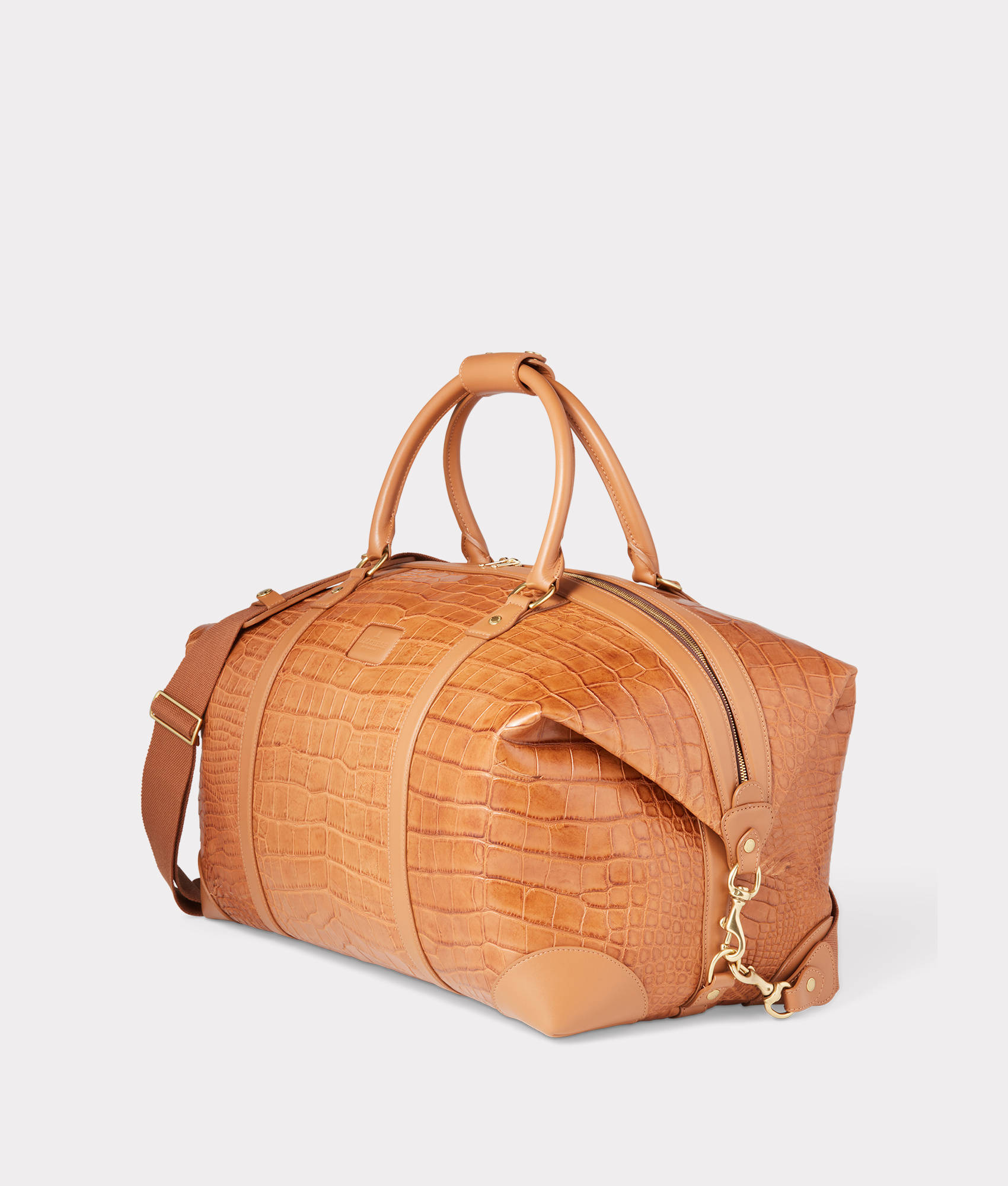 Giant Gator Duffle - Large :: Cognac/Kanga Tobac - Image 3