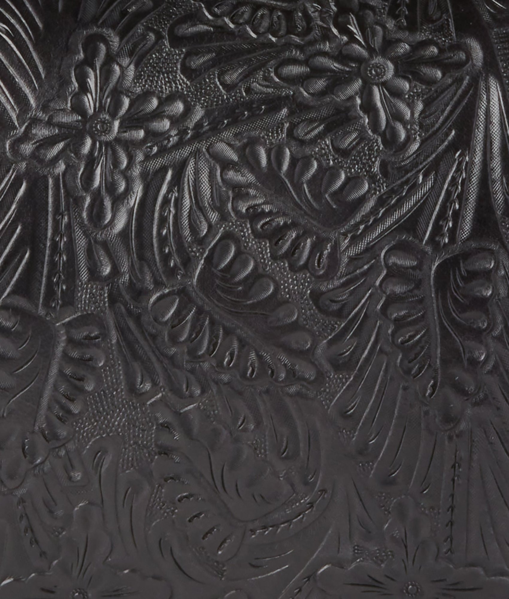 Hand-Tooled Duffle :: Black - Image 11