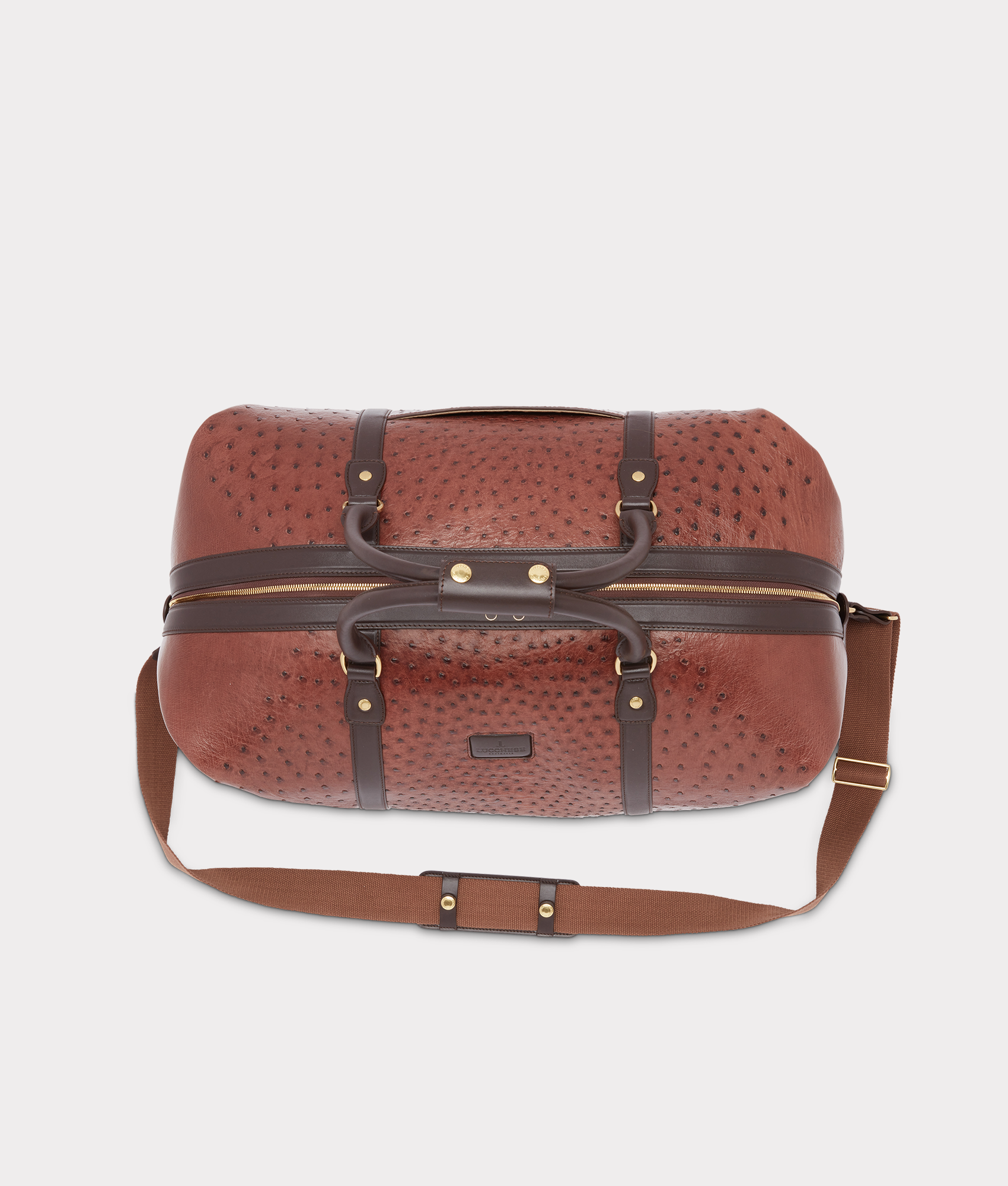 Ostrich Duffle - Large :: Chocolate - Image 10