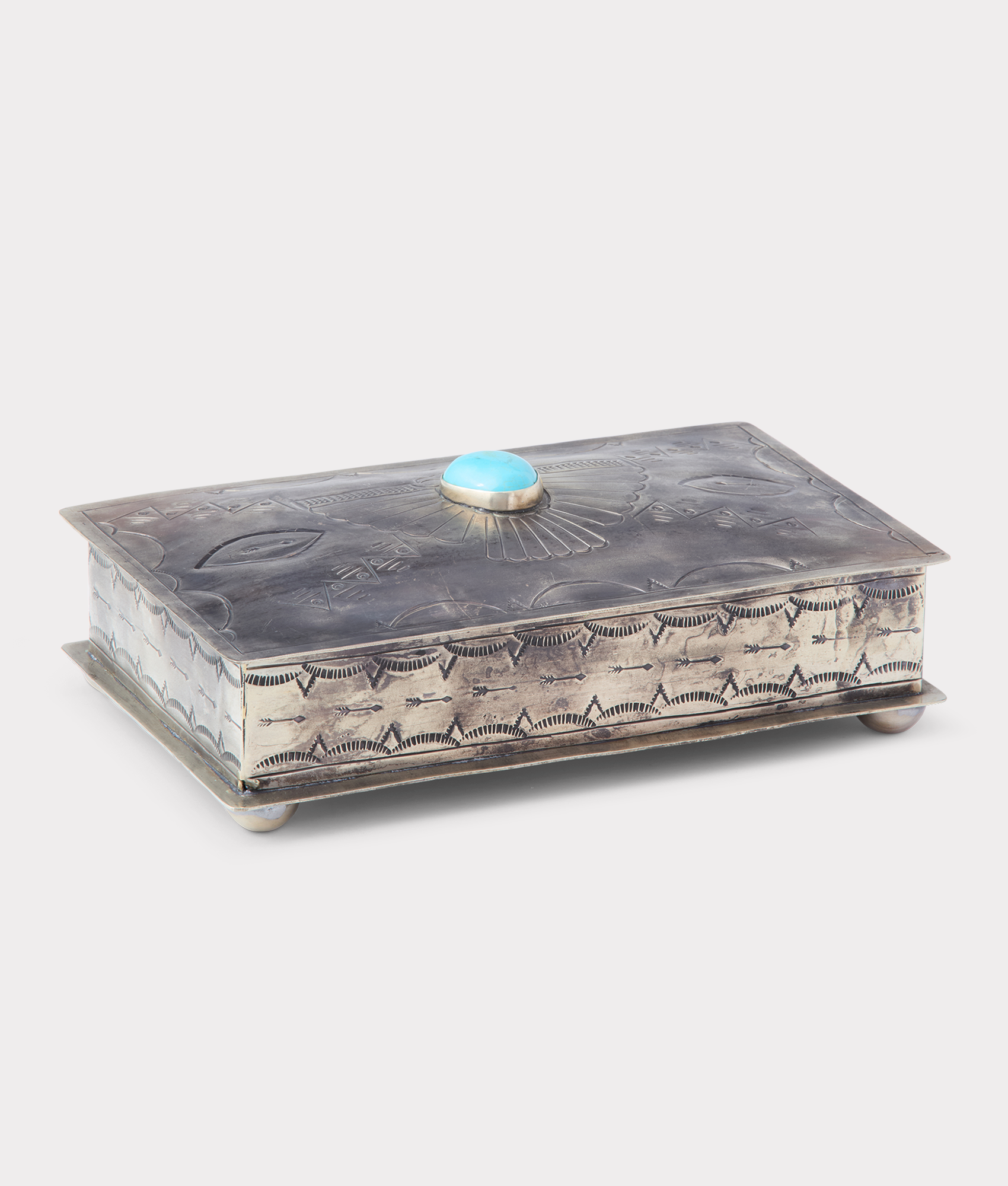 Southwestern Thunderbird Box :: Silver - Image 3