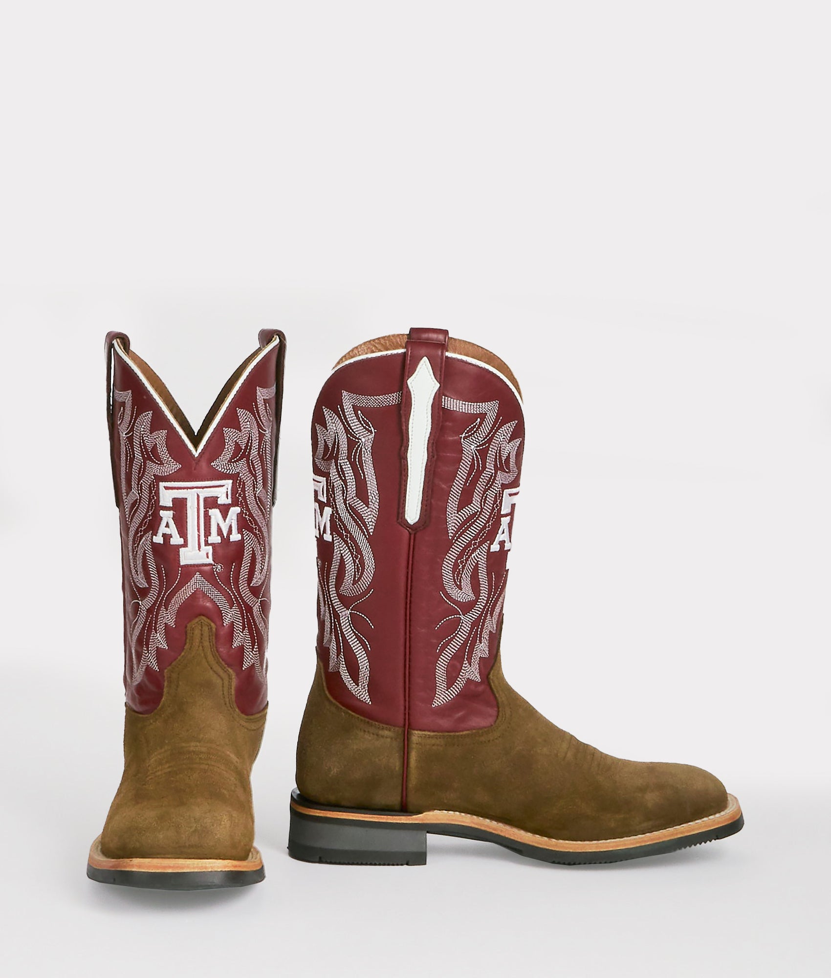 Men's A&M Horseman Barn Boot :: Olive - Image 2